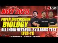 NEET 2025 | BIOLOGY PAPER DISCUSSION | All India FULL Syllabus Test (FST-11) | NEW LIGHT NEET