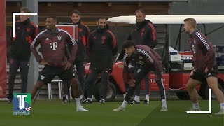 WATCH: Jamal Musiala, Thomas Müller, and Bayern Munich TRAING to FACE Viktoria Plzen