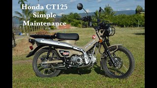 Honda CT125 Simple Maintenance