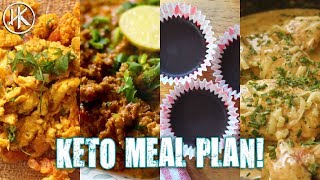 #MealPrepMonday - Episode 3 - 1500 Calorie Keto Meal Plan (Keto Meal Prep)