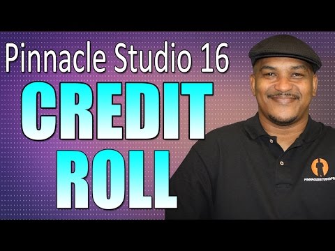 Pinnacle Studio 16 17 & 18 Ultimate – End credits and scrolling text tutorial