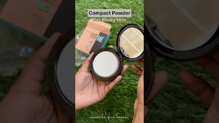 Compact Powder🏵️for Dusky skin🤎| Maybelline|#makeup #beauty #powder #maybelline #glow #glowingskin