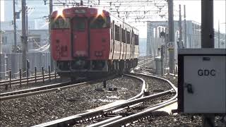 【あいの風とやま鉄道】朝8時頃の四方街道踏切