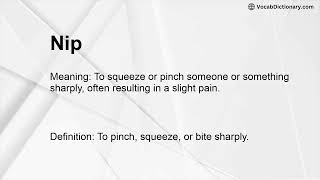 Nip Meaning