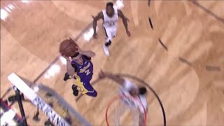 Anthony Davis Blocks Lonzo Ball | Lakers vs Pelicans | March 22, 2018 | 2017-18