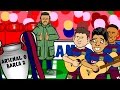 Arsenal vs Barcelona IN SIXTY SECONDS! 0-2 Song (UEFA Champions League Parody Cartoon 2016)