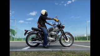 kawasaki w650 キック