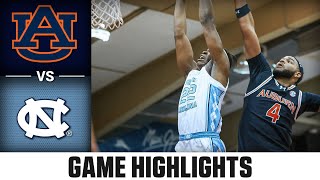 North Carolina vs. Auburn Game Highlights | 2024-25 ACC Men's Basketball