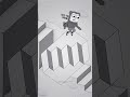 What's wrong with these stairs? Infinite Stairs ILLUSION! (Animation meme) #shorts