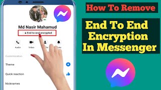 How To Turn Off End To End Encryption In Messenger 2024 | Remove End To End Encryption On Messenger