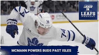 Bobby McMann propels Toronto Maple Leafs to win over Isles + What defined the Leafs' 2024 year