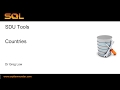 SDU Tools 125   List of Countries in SQL Server T SQL