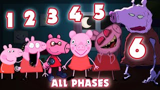 Peppa Pig ALL PHASES | Friday Night Funkin' VS Peppa Pig [Rapping OST - Bacon Breakfast in Friday]
