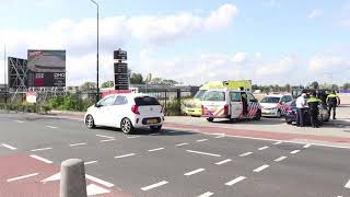 Scooterrijdster gewond na ongeluk op Merwedestraat Dordrecht