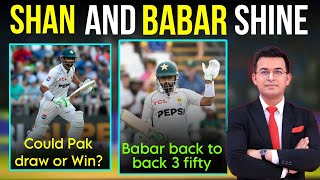 Pak vs SA day 3  | Babar and Shan bat outstanding