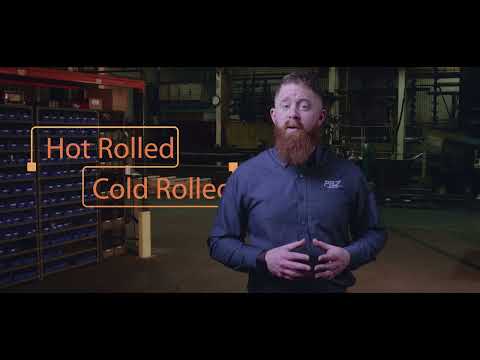 What finish is on cold rolled steel?
