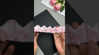 let's make a ribbon flower let's start how can I do #diy #handmadediy #creativecrafts