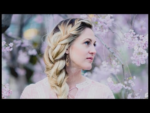 Long hair French braid live Long hair French braid live