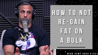 How to Minimize Re-Gaining Fat When Eating to Build Muscle