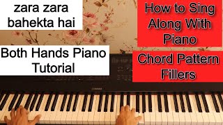 Zara Zara Piano Tutorial Both Hands Hindi Song Piano Lesson #186