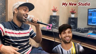 अपने नये स्टूडियो में कुछ समय तक गाना गाने के मूड में | Kumar Singh Manish | Mk Music Studio 2025