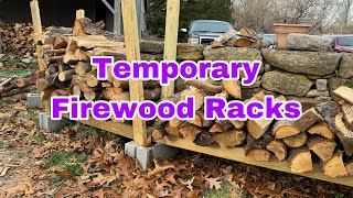 Easy Temporary Wood Rack DIY