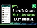 How to Create WhatsApp Group? (Quick & Easy!)