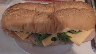 Foodie made huge sub sandwich