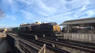 CSX Freight Train Q301-26 Alexandria Virginia