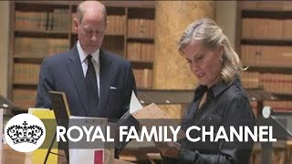 Prince Edward and Sophie View Condolences in Manchester