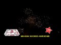 wicked awesome megabanger fireworks 500 gram zipper mb 8394