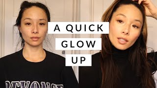 The 5 Minute Glow Up Routine | Cruelty Free | Aja Dang Vlogmas