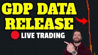 🔴GDP DATA \u0026 JOBLESS CLAIMS OUT! LIVE TRADING NEW YORK OPEN! (NQ, ES)