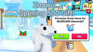 Znowu... Zrobiłem Opening Ponad 500 Snowflake Giftów!