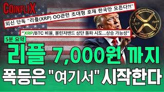 🔥리플코인 전망🔥지금 팔면 평생 후회한다?! 최저점 매수가 도달. \