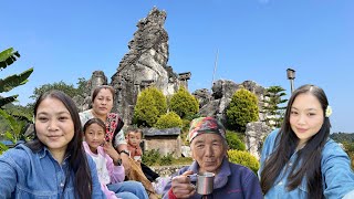 DAYOUT TO MOHORIYA STONE WITH AJI & SISTERS🥰❤️|| TANAHUA || CHATPAAT & CURRENT CHALLENGE 💪🏻😅