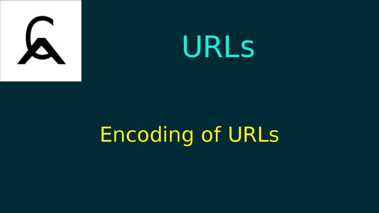 URL Encoding - YouTube