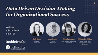 Webinar: Data Driven Decision-Making for Organizational Success