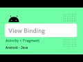 View Binding | Replace findViewById with View Binding #android #java #viewBinding