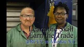 2013 welding recruiting video Roanoke Chowan Community College