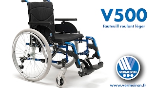 Vermeiren V500 • Fauteuil roulant manuel léger