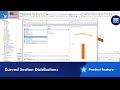 Curved Section Distributions