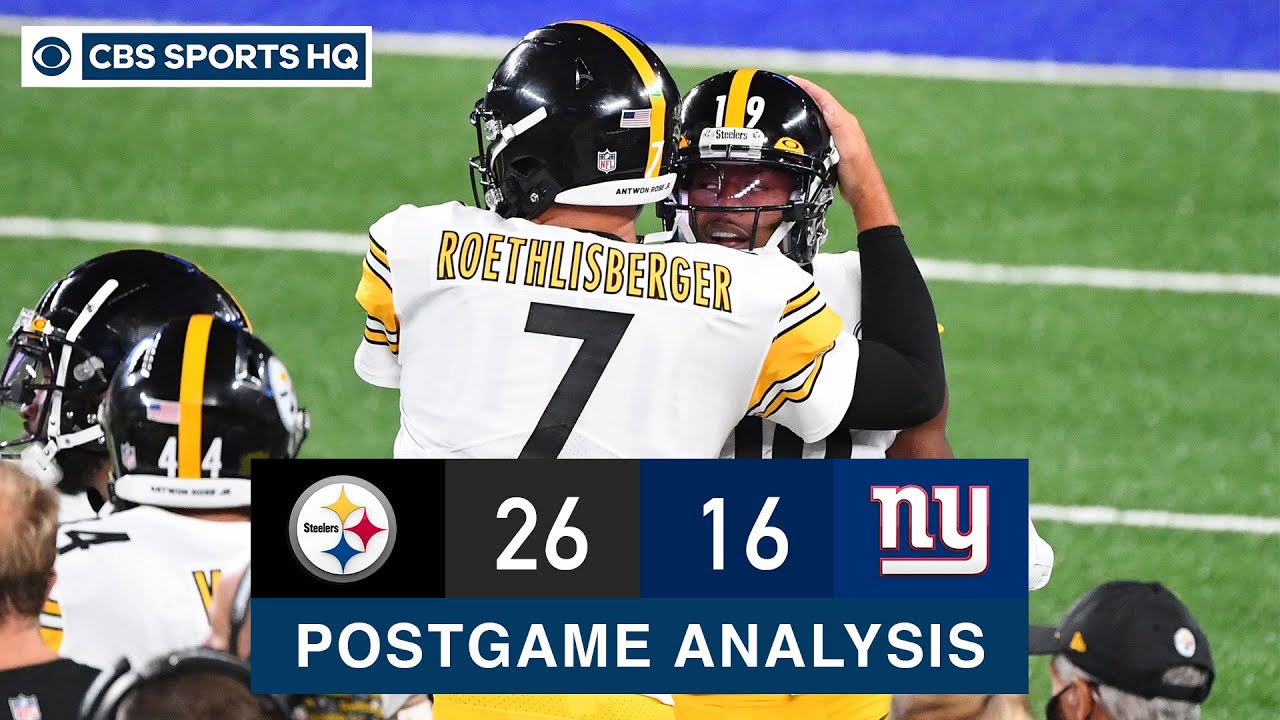 Week 1 Recap: Pittsburgh Steelers Dominate The New York Giants, 26-16 ...