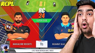 SUPER OVER! RCB Vs GT RCPL RC 24 (Hard Mode)