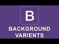 Bootstrap 4 Tutorial 28 - Card Background Varients
