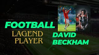 LAGEND FOOTBALL PLAYER DAVID BECKHAM FULL CROSSING