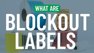 What Are Blockout Labels? | Smith Corona Labels