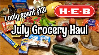 H-E-B GROCERY HAUL | FREEZER/PANTRY CHALLENGE | JULY 2019