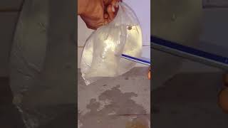 Water Polythene And Stick Experiment Video||Easy Trick Of Stick||#experiment #shorts #shortfeed