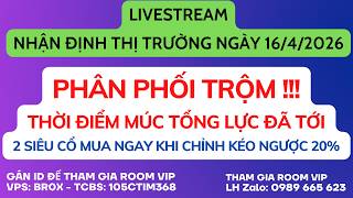 Chứng khoán hôm nay | Nhận định thị trường: VNINDEX PHÂN PHỐI TRỘM, TOP SIÊU CỔ SẮP NỔ
